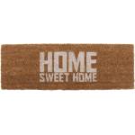 PT LIVING Изтривалка за врата с бял надпис Home Sweet Coir, 75 x 26 cm Home Sweet Home - PT LIVING (PT2786WH)