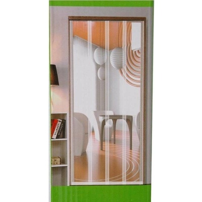 Dverové záves biely 4x35x220cm proti hmyzu