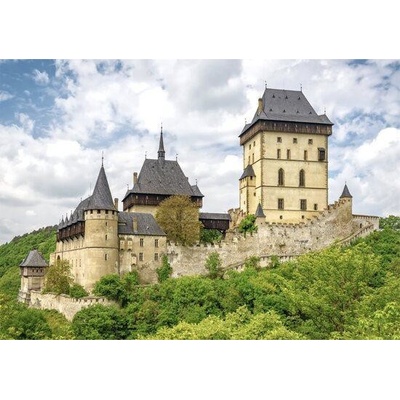 Teddies hrad Karlštejn v krabici 33,5x23x3,5cm 500 dílků