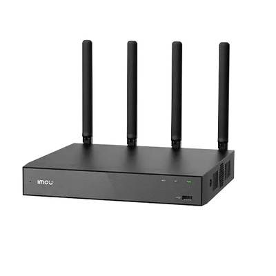 Dahua Видеорекордер IMOU 18-ch Wi-Fi NVR (NVR-N118W-8A0E), 4K, 30fps, H. 265, 1x SATA up to 16TB, 2x USB, 1x VGA, 1x HDMI, 1xAudio, support two-way talk, ONVIF, Wi-Fi 6, 2.4GHz, 5GHz, imou App, DC12V, 2A, 9W, Without HDD (NVR-N118W-8A0E)
