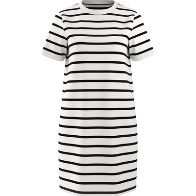 Esmara tričkové šaty bílá černá – Zboží Dáma
