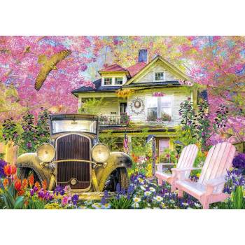 Image 1 of Bluebird Puzzle - Puzzle Bit of Nostalgia - 1 000 piese