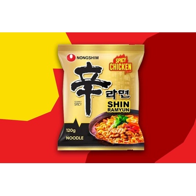 Nongshim Shin Ramyun instantní nudlová polévka s příchutí pálivého kuřete 120 g