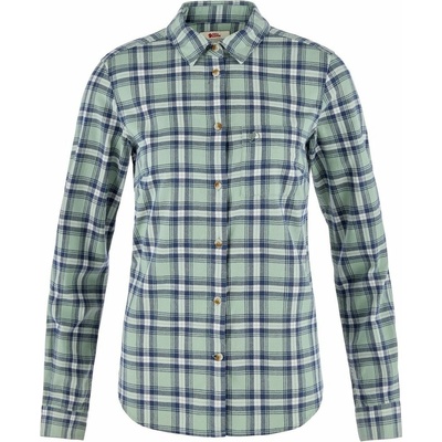Fjällräven Övik Flannel Shirt W Misty Green-Eggshell