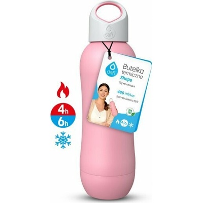 Dafi Shape Termoska PLUS 480 ml ruže a fialová