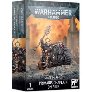 Games Workshop Primaris chaplain on bike (48-31)