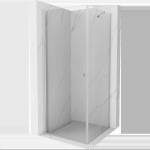 Mexen Pretoria отваряема душ кабина 70 x 70 см, прозрачна, хром - 852-070-070-01-00 (852-070-070-01-00)