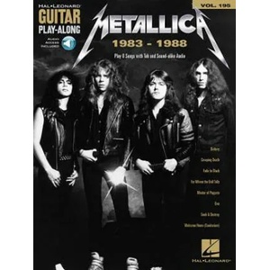 Metallica: 1983-1988: Guitar Play-Along Volume 195 | Metallica (ISBN: 9781495094798)