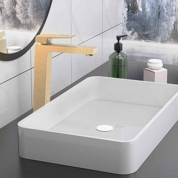 Image 1 of Inter Ceramic Смесител за умивалник icf 1418191 brush gold