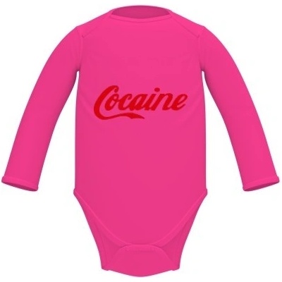 Dětské body dlouhý rukáv BIO Cocaine