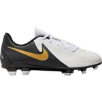 Nike Jr phantom gx ii club fg/mg бяло, черно, златно 38 (fj2600-100)