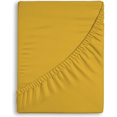 Matějovský Prostěradlo jersey medově žluté 180x200