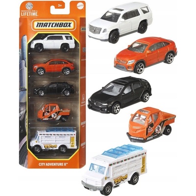 Matchbox 5-Pack City Adventure II HVT76