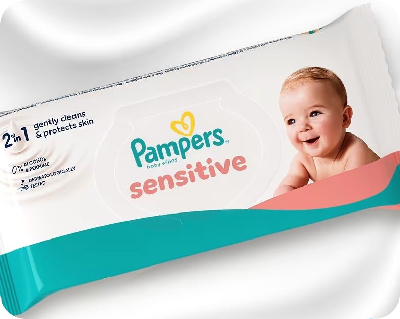 Pampers Sensitive nedves törlőkendő
