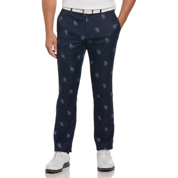 Image 1 of Original Penguin Golf Панталони Original Penguin Golf Men's Over Floral Golf Trousers - Black Iris