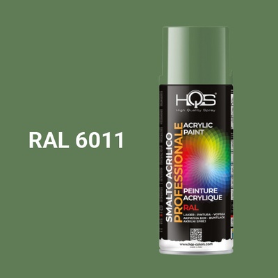 HQS akrylová farba v spreji 400 ml RAL 6011 lesklá