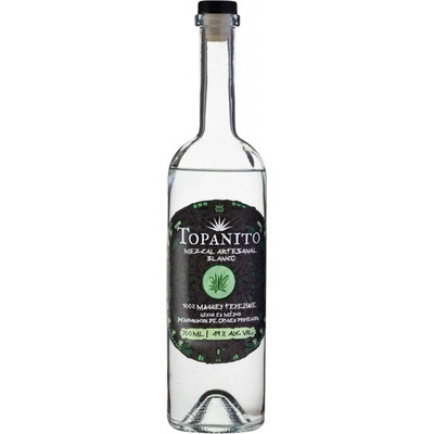 Topanito Mezcal Artesanal 100% Tepeztate 49% 0,7 l (čistá fľaša)