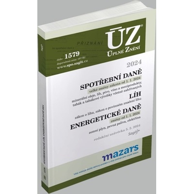 ÚZ 1579 Spotřební daně