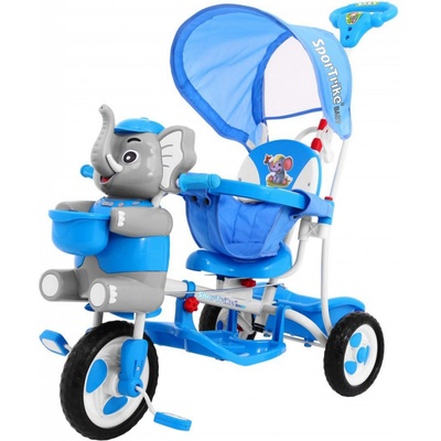 RAMIZ Trojkolesový bicykel Happy Blue Elephant B35 2