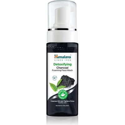 Himalaya Detoxifying Charcoal почистваща пяна за лице с черен въглен 150ml