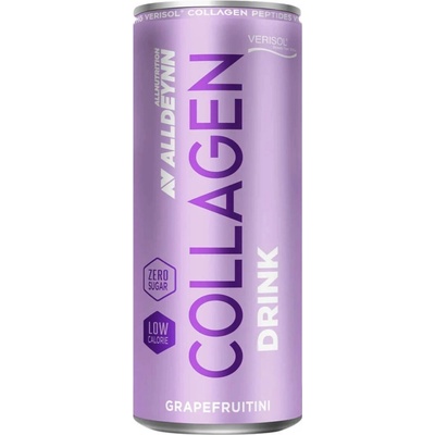 Alldeynn Collgen Nápoj s příchutí grepu a růže s kolagenem bez cukru 330 ml