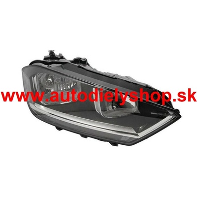 VW GOLF SPORTSVAN 2014- pravé svetlo /VALEO/- H7+H15