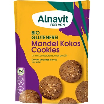 Alnavit Био бисквити с бадем и кокос - 125 г