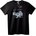 NOONEBRAND Тениска Да потеглим с Мотопед - 2XL, Black