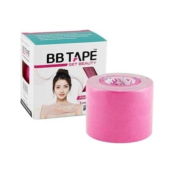 BB Tape Face tejp na obličej růžová 5m x 5cm