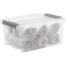 Plast Team Stohovateľný priehľadný PRO BOX 32 l umelá hmota