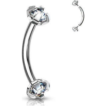 Šperky4U piercing do obočí s vnitřním závitem OB01005-C