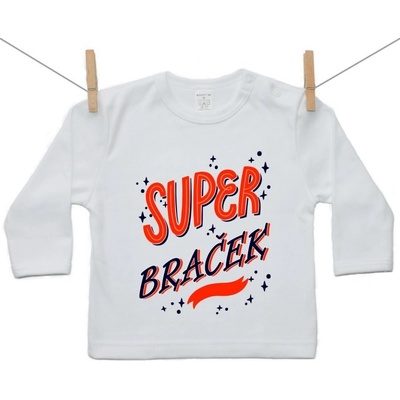 Boodyy tričko s dlhým rukávom Super braček