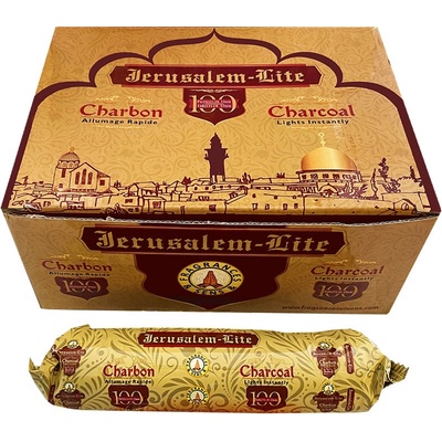 Fragances & Sens Rychlozápalné uhlíky na vykuřování Jerusalem Lite High Quality Ø 3,3 cm 10 ks – Zboží Dáma Fragances & Sens Rychlozápalné uhlíky na vykuřování Jerusalem Lite High Quality Ø 3,3 cm 10 ks – Zboží Dáma