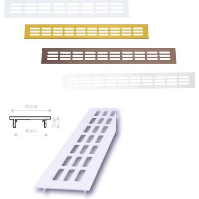 Cobra 600 x 60 mm bílá – Zboží Mobilmania