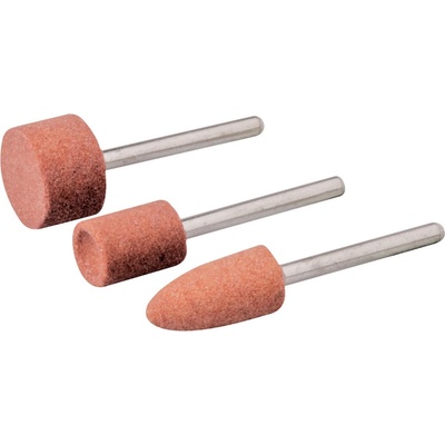 Rotačné nástroje 9,5/15,8 mm - 3 ks oxid hlinitý Silverline 282582