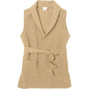 Engel Дамски вълнен елек Engel Women's Vest Merino vest - Mandel Melange - размер 42/44 (EU) (132-1523-0313)