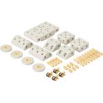 MODU Комплект за игра Modu - Dreamer set, пясъчно сиво-медено златисто (MODU-SET-DRE-SG-HY)