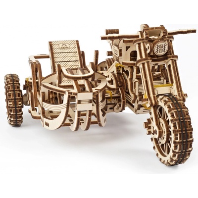 Ugears 3D puzzle Motorka se sajdkárou 380 ks