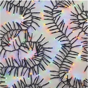 EMOS LED vianočná reťaz ježko 7,2 m vonkajšia aj vnútorná multicolor programy RGB