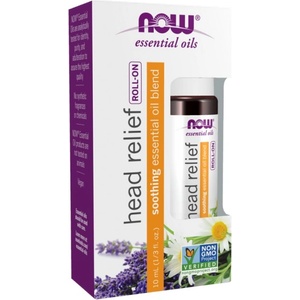 NOW Head Relief Roll-On | Soothing Essential Oil Blend [10 мл]