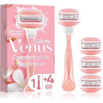Gillette Venus ComfortGlide Spa Breeze Дамска самобръсначка + резервни ножчета 4 бр