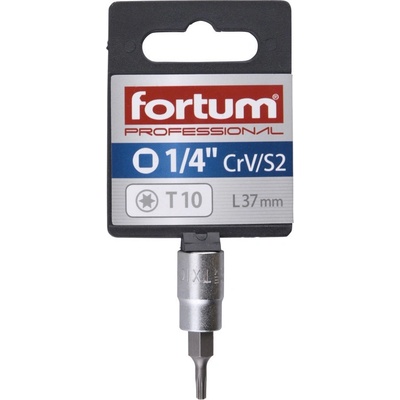 hlavice zástrčná 1/4" hrot TORX, T 10, L 37mm