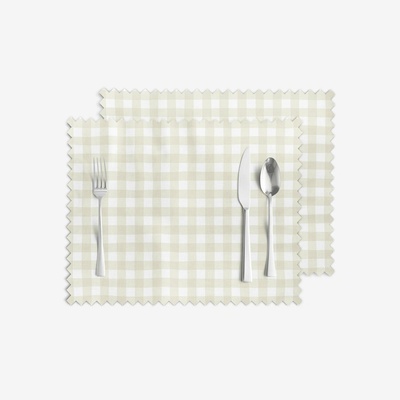Goldea prestieranie teflónové béžové kocky 2ks 30x40 cm