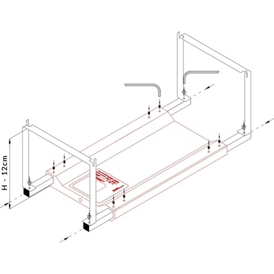 SKylight Hyperbar nastaviteľný okrajový držiak