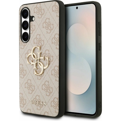 GUESS PU 4G Metal Logo Задна корица за Samsung Galaxy S25 FE Pink Guess | Rozov | ЖЕНИ | UNI