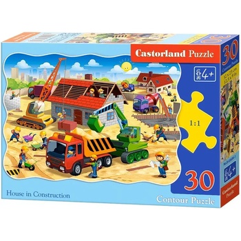 Castorland - Puzzle House in construction - 1 - 39 piese