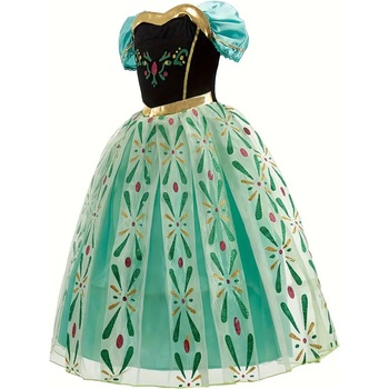 Рокля на Анна, изумрудено зелена