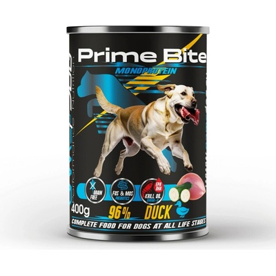 Prime Bite Monoprotein Duck with zucchini 400 g