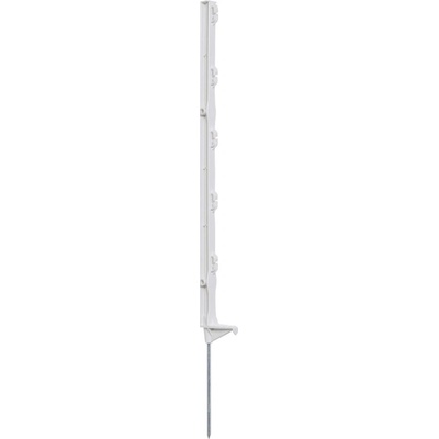 VNT electronics s.r.o. Plastový sloupek pro elektrický ohradník, délka 70 cm, 5 oček, bílá