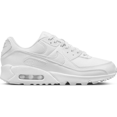 Nike Дамски маратонки Nike Air Max 90 Womens Trainers - Triple White
